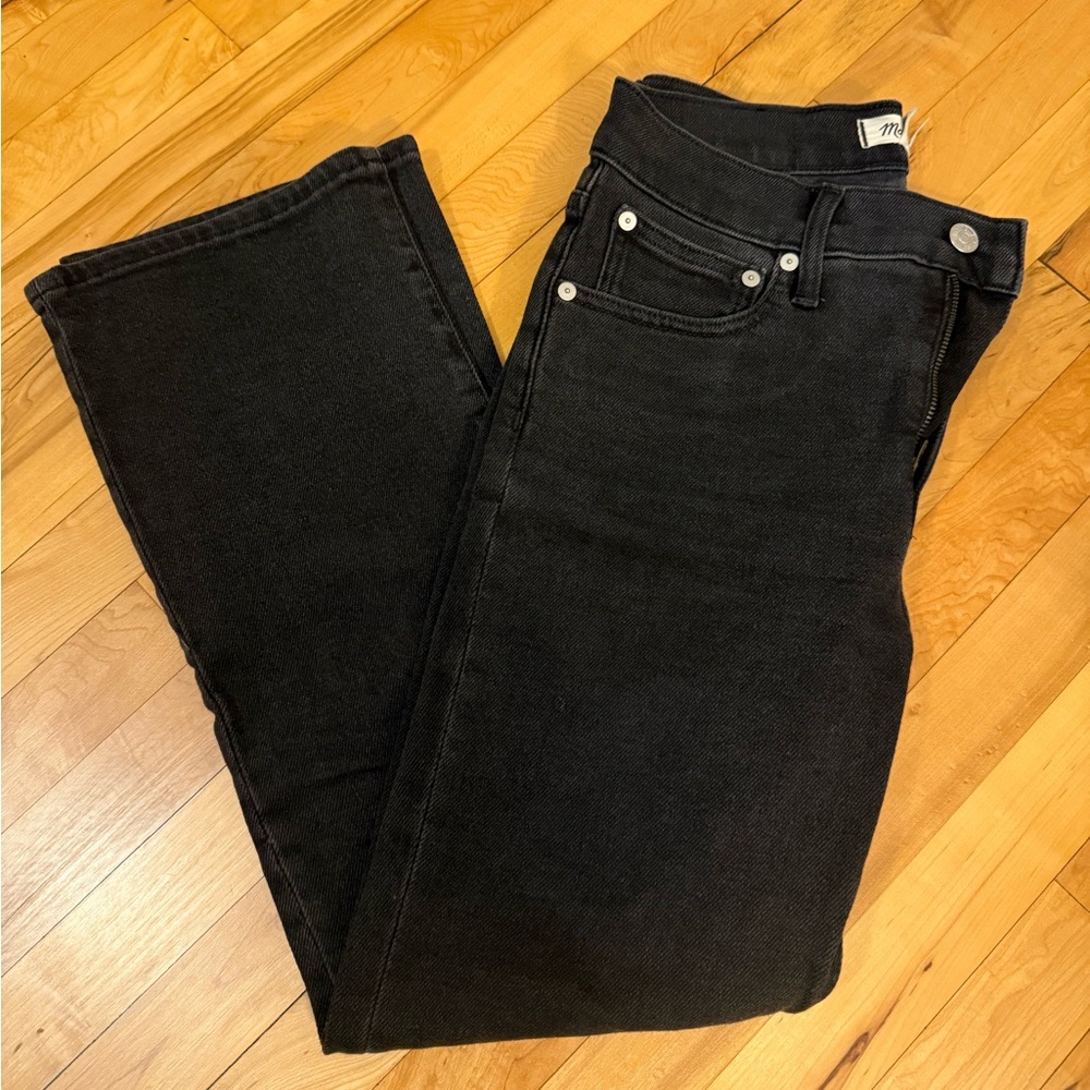 Madewell Black Cali Demi-Boot Jeans